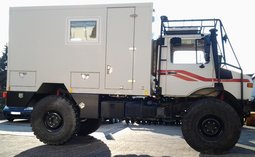 Ausbau Reisemobil Unimog U1550 mit Kabine in Sandwichbauweise