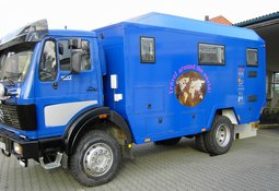 Mercedes 1017 Expeditionsfahrzeug mit Kofferaufbau, LKW Innenausbau